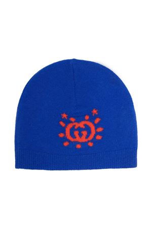 Blue wool beanie GUCCI KIDS | 7484234K2064374